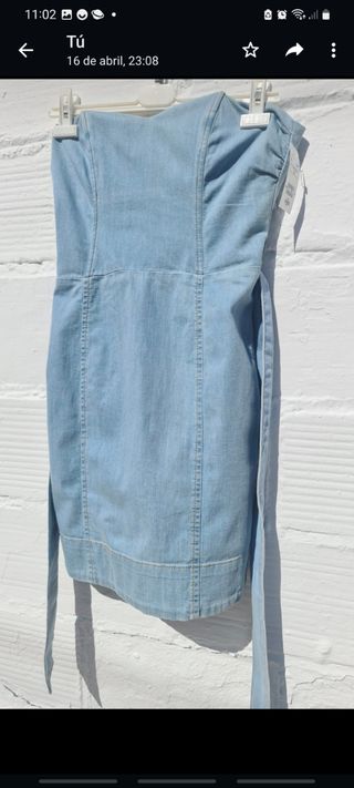 Vestido  denim H&M