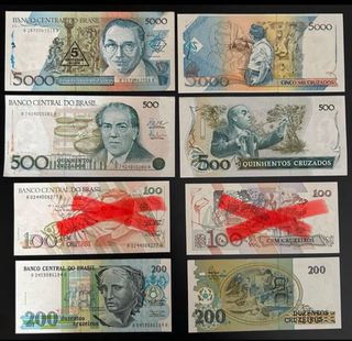 BILLETES DE BRASIL /2.  S/C