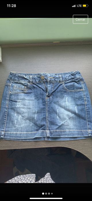 Falda vaquera niña