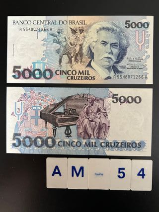 BILLETES DE BRASIL /3.  S/C