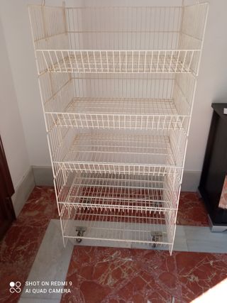 Cestas metalicas apilables