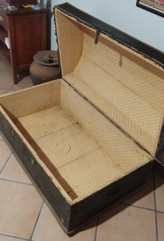 Antigüedades: Baúl de gran capacidad