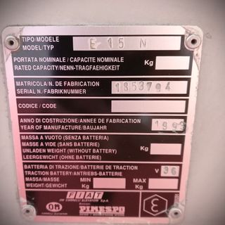 Carretilla Electrica 4 ruedas 1500 KG