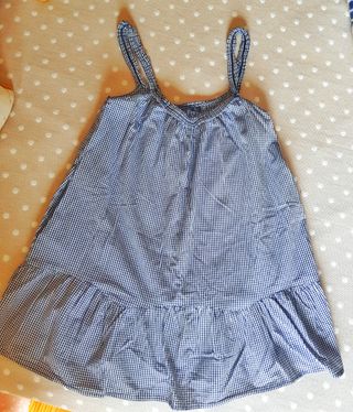 Vestido cuadros vichy ZARA (S)