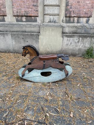 Caballo de madera pezzo da museo