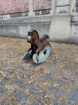 Caballo de madera pezzo da museo