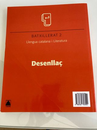 Desenllaç. Lengua catalana i Literatura. Batx 2
