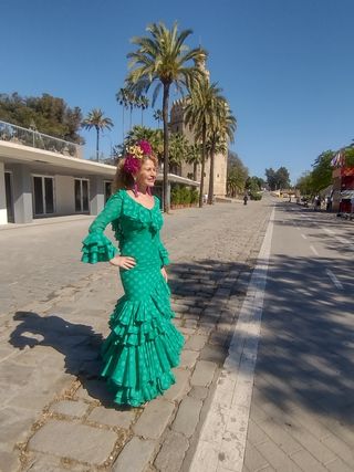 traje flamenca T38