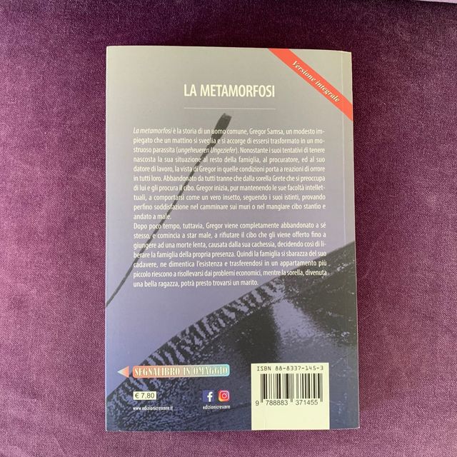 La metamorfosi e altre storie. Franz Kafka.