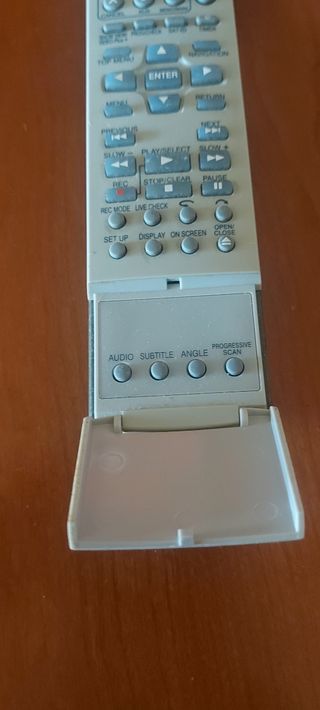 mando jvc dvd recorder y tv