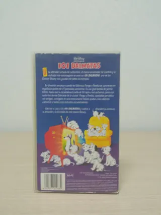VHS 101 Dálmatas. Disney