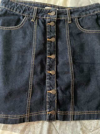 Falda vaquera Stradivarius