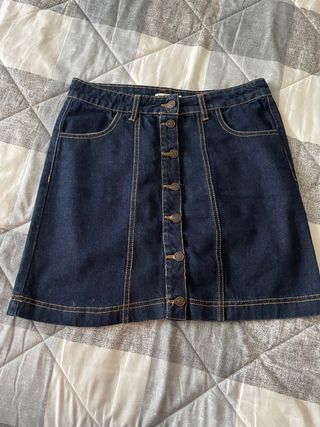 Falda vaquera Stradivarius