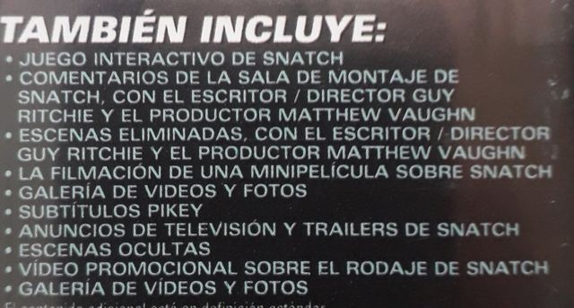 SNATCH CERDOS Y DIAMANTES BLUE-RAY