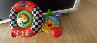 volante carrito bebé música y juegos