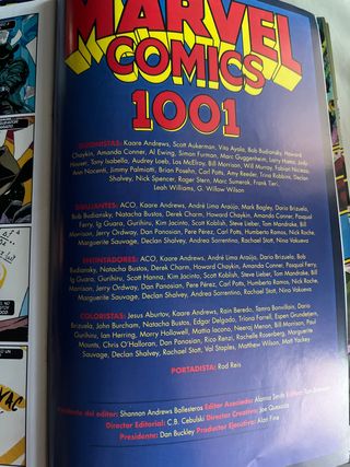 MARVEL COMICS 1000 y 1001