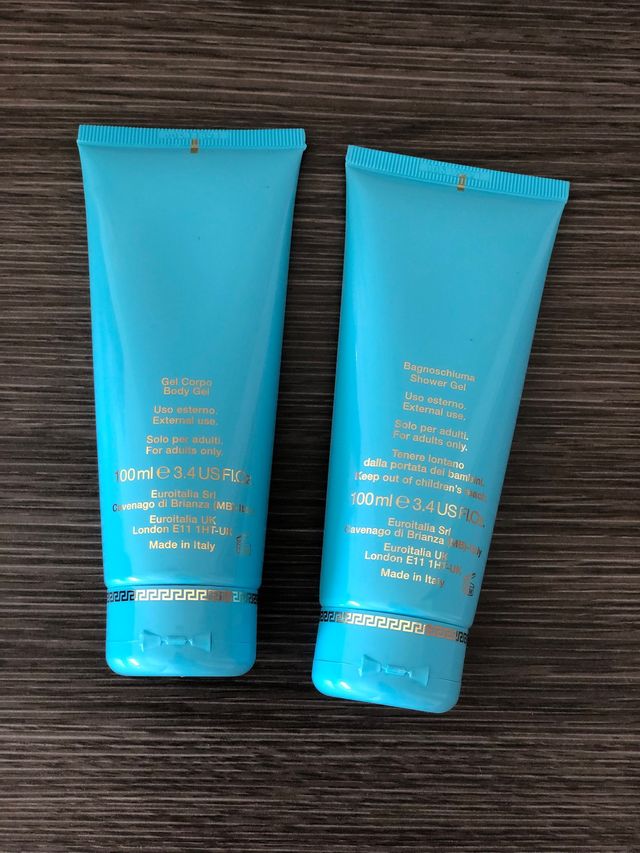 Conjunto corpo turquesa Versace