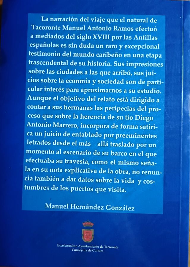 Viaje a Las Antillas (1765-1768)