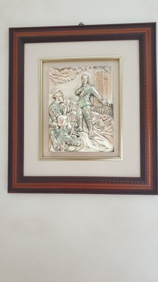 Quadro raffigurante un'evento storico.