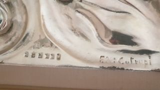 Quadro raffigurante un'evento storico.