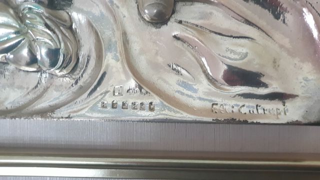 Quadro raffigurante un'evento storico.