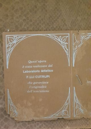 Quadro raffigurante un'evento storico.