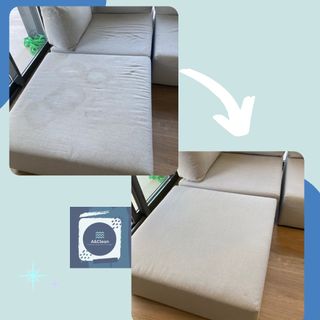 Limpieza y desinfección de sofá 