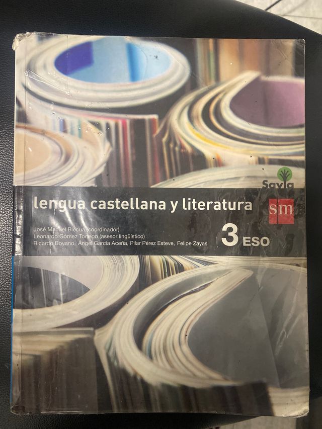Libro Lengua Castellana y Literatura 3 ESO