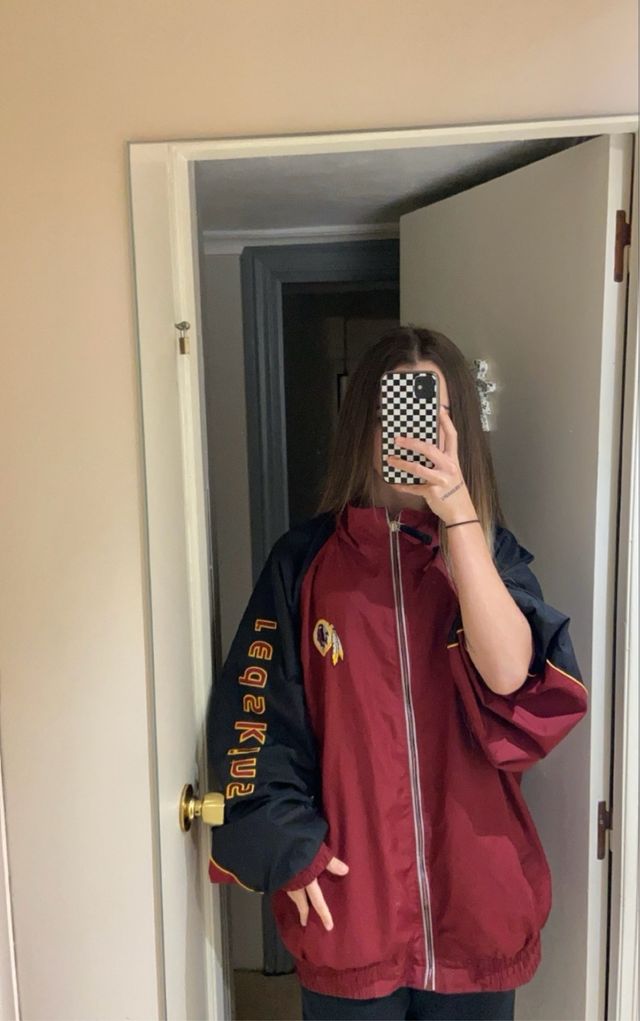chaqueta vintage de puma x redskins