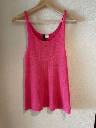 Top punto fucsia HM