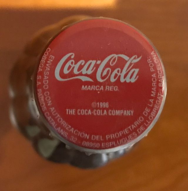 Botella, Coca Cola, ESPAÑA, FABRICA de BARCELONA
