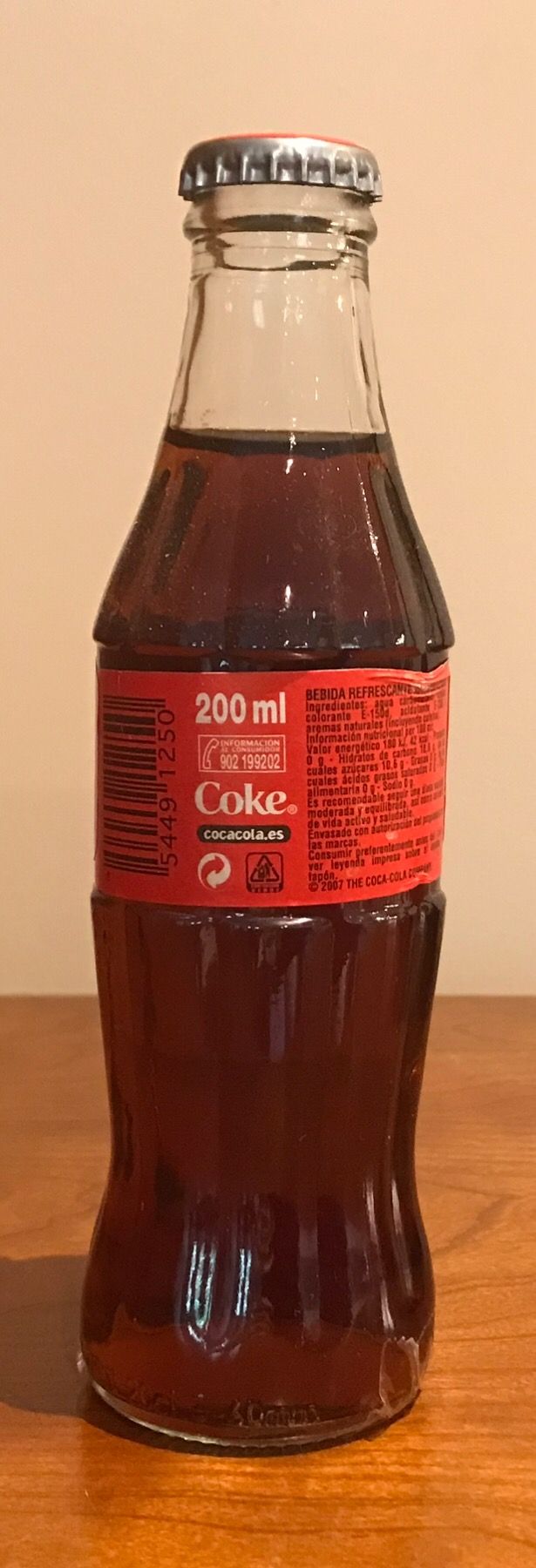 Botella, Coca Cola, ESPAÑA, FABRICA de BARCELONA