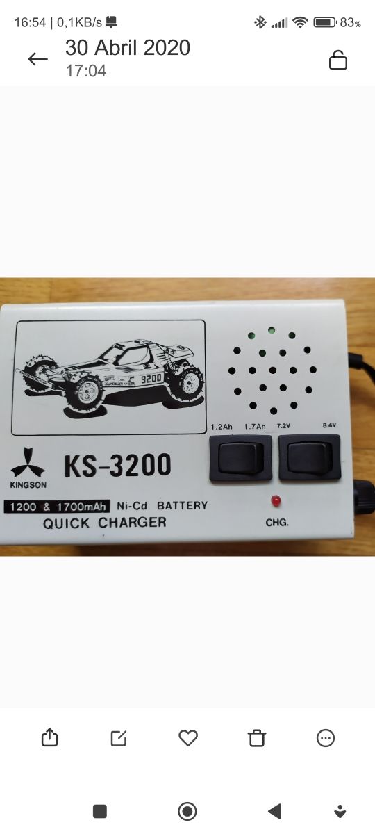 Cargador baterías RC,rapido