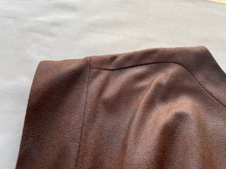 Vestido midi efecto ante. Sfera. NUEVO