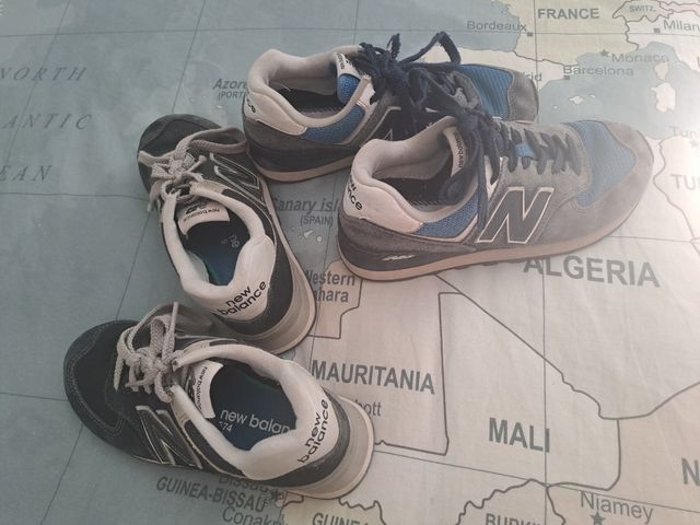 Zapatillas New Balance 2 pares T 36 y 37