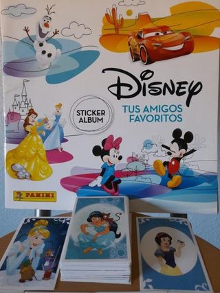 🔵 2 álbumes, 4 sobres y más de 100 cromos Disney
