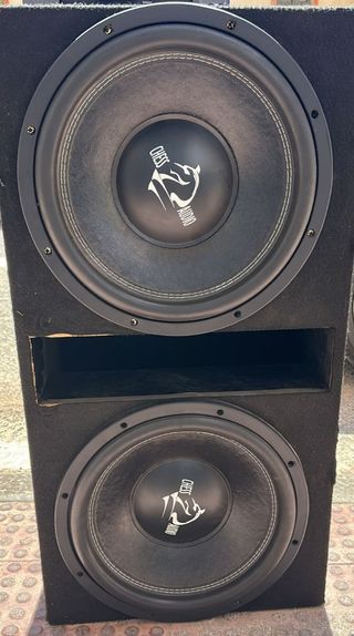 doble subwoofer chess audio 15 pulgadas