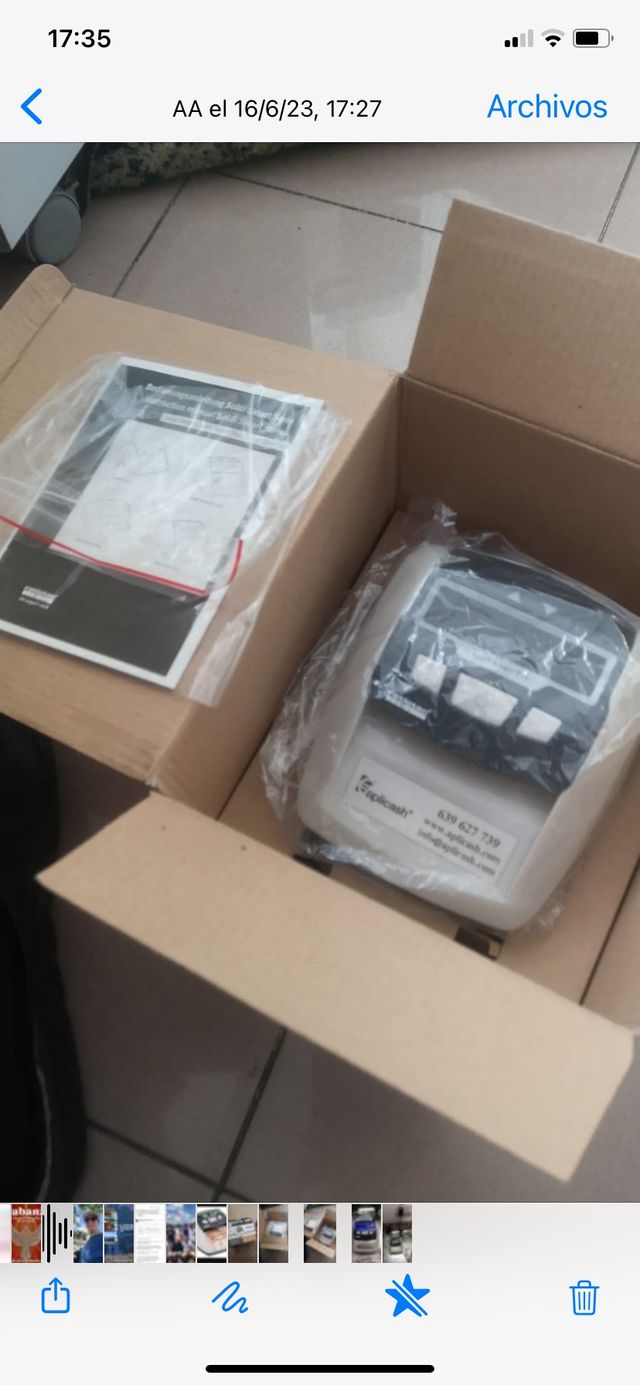 Detector billetes falsos