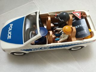 Coche clásico de policía de Playmobil