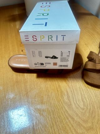 Sandalias planas, tipo pala