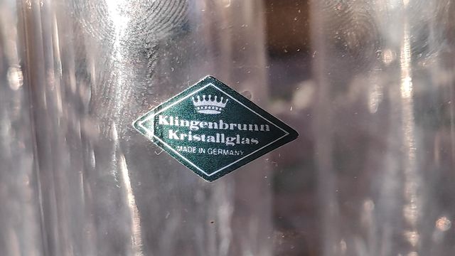 vasos tallados Klingerbrunn