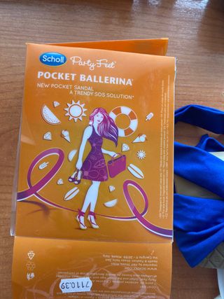 Bailarinas scholl nuevas.Party Feet