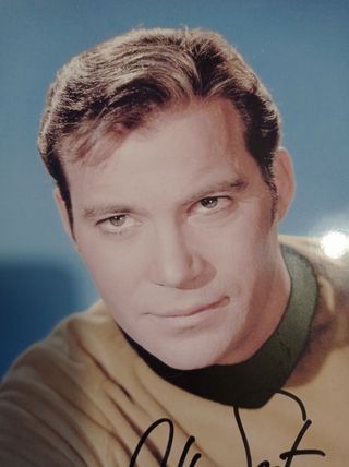 Foto con autografo di William Shatner
