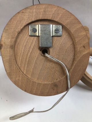 Conjunto apliques pared madera