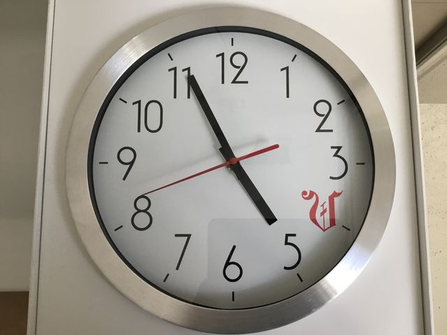 Reloj de pared de publicidad