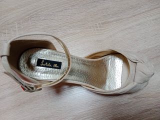 Sandalias fiesta beige