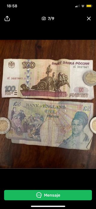Billetes antiguos