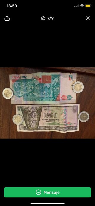 Billetes antiguos