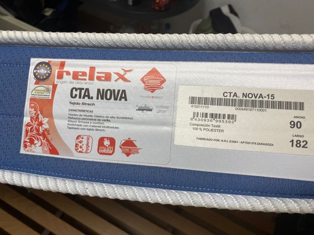 colchones muelles 90x189, 80 €/colchón 