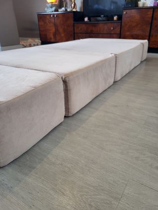 Puff cama convertible y plegable